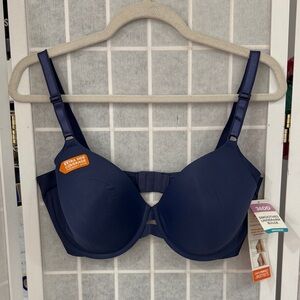 Warner's Simply Perfect Deep Blue Bra Size 36DD